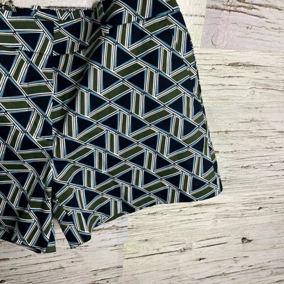 Ann Taylor shorts green black size  8 - Picture 3 of 9